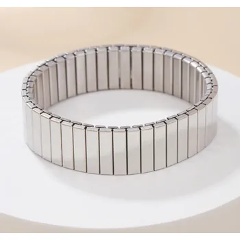 Náramek B-TOP Robustní pružný náramek z nerezové oceli