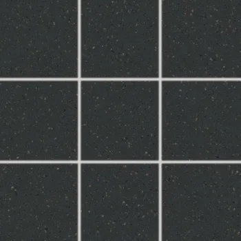 Dlažba Rako Compila dlaždice slinutá hnědočerná 10x10 (DAK11871)