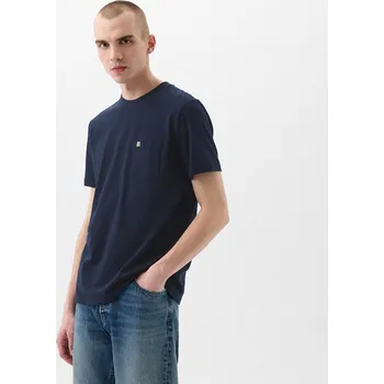 Pánské tričko Tričko GAP Pocket Micro Logo Tee Tapestry Navy S
