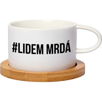 Hrnek makronka - Lidem mrdá Barva hrnečku: Bílá
