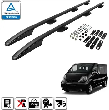 Příčník na automobil Podélné nosiče černé Opel Vivaro dlouhá verze L2, r.v. 2003-2014