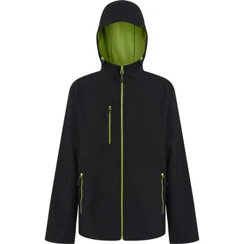 2-vrstvá softshellová bunda "Navigate" TRA 705 black-lime green 3XL