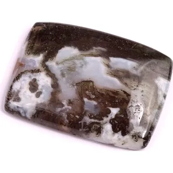 Korálek Kabošon Tree Agate č.2596 (38x29x7mm)