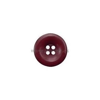 Knoflík Knoflík čtyřdírkový 25mm bordo
