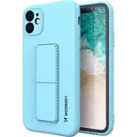 Wozinsky Kickstand Case pouzdro / kryt s opěrkou 3v1 pro Apple iPhone 12 (6,1") light blue