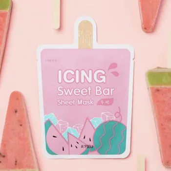 Pleťová maska APIEU A'Pieu - Icing Sweet Bar Sheet Mask - Hydratační plátýnková maska meloun, 1ks