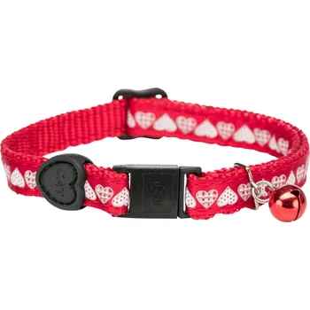 Obojek pro psa TRIXIE Obojek Hearts Barva: červená + krém s tuňákem a krevetami ZDARMA