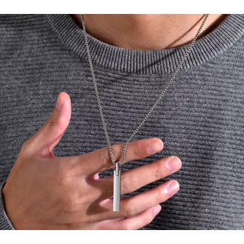 Náhrdelník B-TOP Náhrdelník z nerezové oceli s geometrickým přívěskem