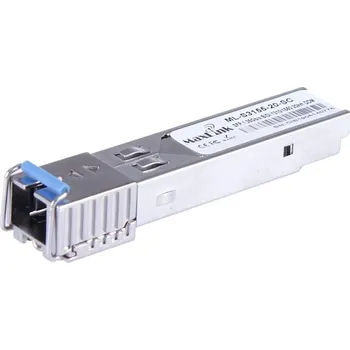 Síťový kabel MaxLink 1.25G SFP optický modul, WDM(BiDi), SM, Tx 1310/Rx1550nm, 3km, 1x SC konektor, DDM, Cisco compatible