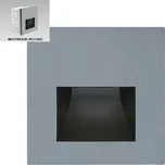 Emithor STEP LIGHT SUNNY schodišťové svítidlo LED 1W 70lm 4000K 8,7cm hranaté IP20, tmavě šedé