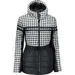 Dámská zimní bunda ALTISPORT DEBORA ČERNÁ/BÍLÁ XXL