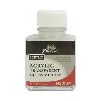 Speciální výtvarná barva Transparentní medium a lak pro akryl 75ml (Transparentní medium a lak pro akryl 75ml)