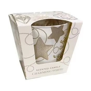 Svíčka Svíčka Glamour Christmas Charming White 115 g