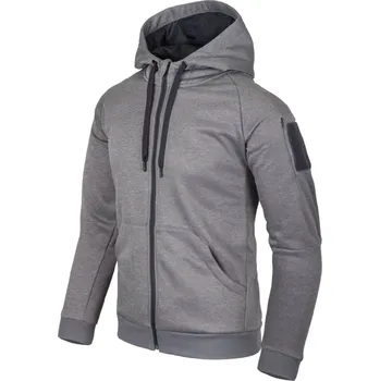 pracovní mikina Helikon-Tex HELIKON mikina URBAN TACTICAL HOODIE (FULLZIP)® - Grey Melange - různé velikosti Velikost: XL