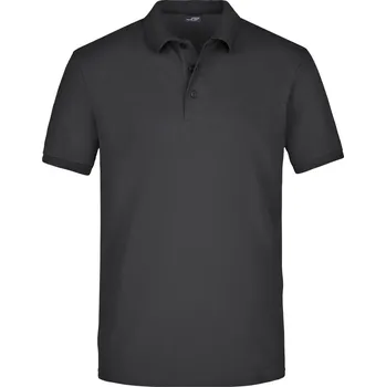 Pánské tričko Pánské elastické piqué polo JN 710 black L