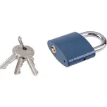 Zámek visací FESTA modrý 50mm