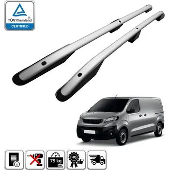 Příčník na automobil Podélné nosiče stříbrné Peugeot Expert - krátká verze L1, r.v. 2016+