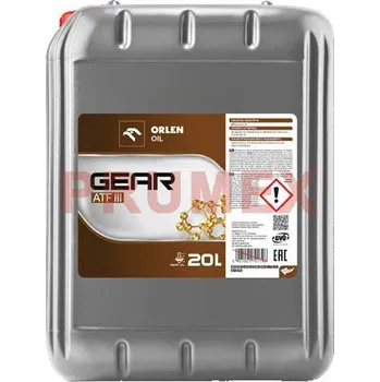 Převodový olej Orlen Gear ATF III - 20 L olej pro automatické převodovky