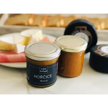 Hořčice MODRÁ KUCHYNĚ hořčice fíková 170g