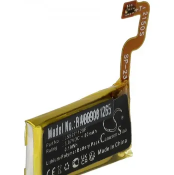 Audio kabel VHBW Baterie pro FitBit Luxe, 50 mAh