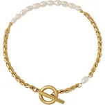 ORNAMENTI Pozlacený náramek Dainty Pearl gold