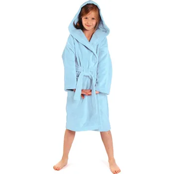 Dívčí župan Dětský župan Tampa s kapucí 9159 ledově modrá - Vestis dětské č.104