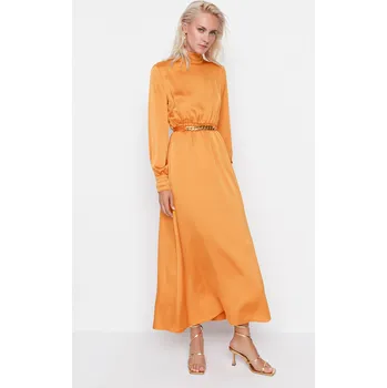 Dámské šaty Dámské šaty Trendyol Classic Trendyol oranžová 1990000