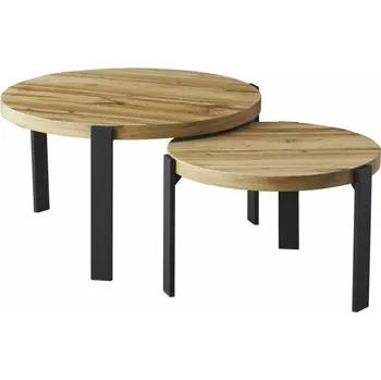 Konferenční stolek Konferenční stolek Preturo, dub artisan / černá