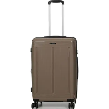 Střední cestovní kufr na kolečkách polypropylen 70l Worldline 292 hnědá