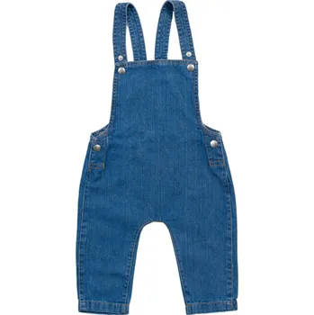 Dětské kalhoty s laclem BZ 56 denim 6-12