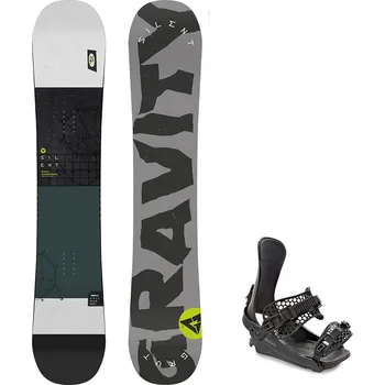 Snowboard Gravity snowboards Snowboard komplet Gravity Silent 24/25 + vázání King Velikost: 156 cm, Velikost vázání: M