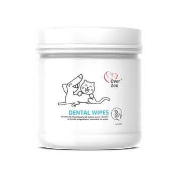 Kosmetika pro psa OVER ZOO Zubní ubrousky 50ks