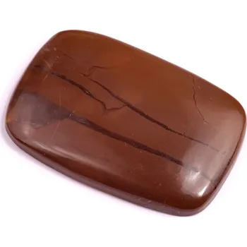 Korálek Kabošon Thunder Agate č.2601 (36x25x5mm)