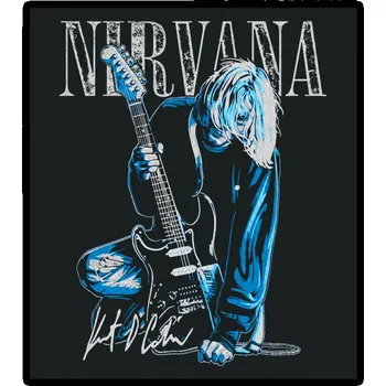 Nášivka nášivka na záda, zádovka Nirvana - Kurt Cobain guitar