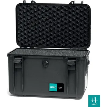 HPRC 4100 watertight, unbreakable case with cubbed foam