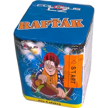 Zábavní pyrotechnika Ohňostrojový kompakt Rafťák 16ran / 20mm