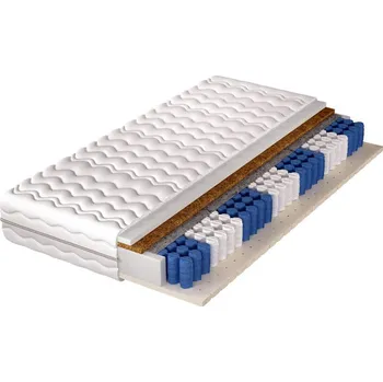 Matrace Hypoalergení matrace ATLANTA 80X200 cm - pružina-latex-kokos se dvěma stranami tvrdosti