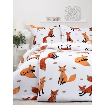 Povlečení Francouzské povlečení mikroplyš Exclusive – Lišky 02