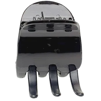 Ozdoba do vlasů Plastový skřipec do vlasů "bagr" 4,2 cm - černá