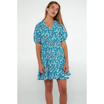 Dámské šaty Vamp - Šaty s krátkými rukávy 20172 - Vamp blue curacao S