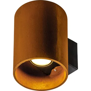 SLV Svítidlo LED RUSTY© UP/DOWN WL 14W 525lm 3000/4000K nástěnné přisazené IP65 rezavá 1004651