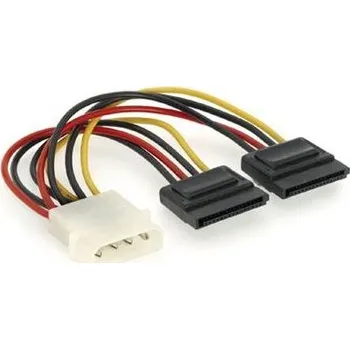 Napájecí kabel GEMBIRD Redukce napájení pro SATA disky 5,25''->2xSerialATA CC-SATA-PSY