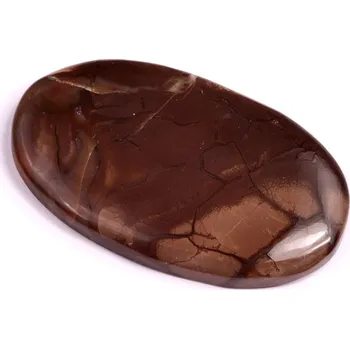 Korálek Kabošon Thunder Agate č.2602 (50x31x5mm)