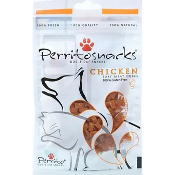 Perrito Chicken Soft meat Cubes 50g dog+cat