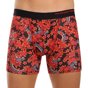Boxerky Pánské boxerky 69SLAM fit BLOSSOMING SNAKE DYLAN (MBYBSK-PO) XXL MBYBSK-PO Možnost vrácení zboží ZDARMA do 120 dnů!