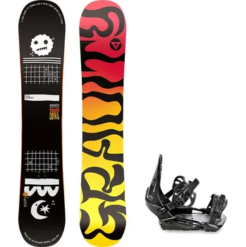 Snowboarding Gravity snowboards Snowboard komplet Gravity Empatic 25/26 + vázání S230 black Velikost: 160 cm, Velikost vázání: S/M
