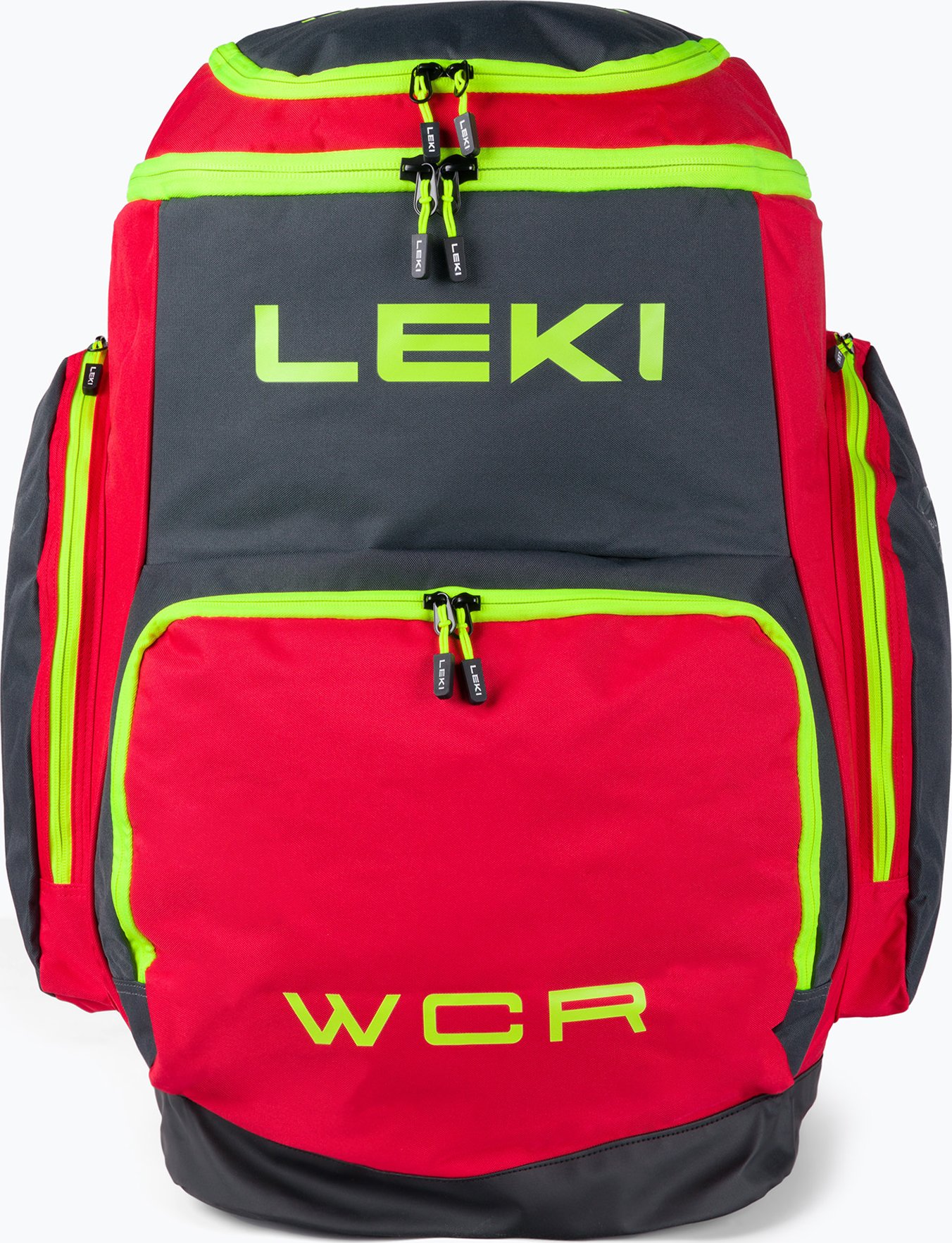 LEKI Skiboot Bag WCR 85 l Bright Red/Black/Neon Yellow od 2