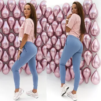 Dámské kalhoty Dámské sportovní kalhoty tepláky FITGIRL