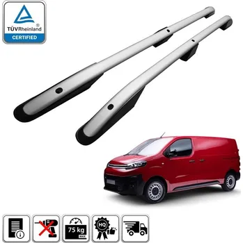 Příčník na automobil Podélné nosiče stříbrné Opel Vivaro, r.v. 2020+ - střední verze M