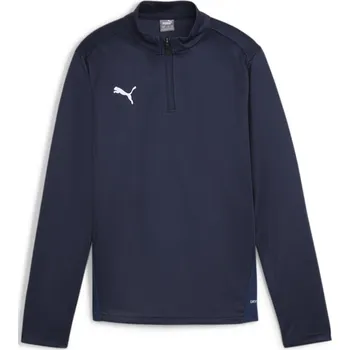 Dámské oblečení Triko s dlouhým rukávem Puma teamGOAL Training 1/4 Zip Top Jr 658632-06 Velikost 140
